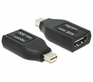 Adaptateur Ecran Delock Adaptermini Displayport 20Pin - HDMI-A St/Bu - Delock