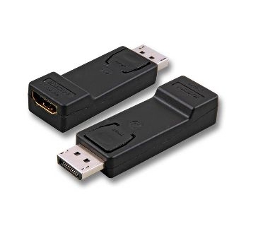 Adaptateur Ecran EFB DisplayPort Adapter,DisplayPort auf HDMI-A,St.-Bu.,schwarz