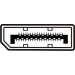 ASSMANN DisplayPort Adapter DP - HDMI Type A M/F w/lockbl