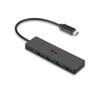 HUB Adapter USB / A / C Multi Adapter i-tec I-TEC USB-C SLIM PASSIVE HUB 4 - I-tec