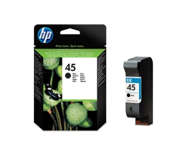 Cartouche d encre HP 45 - Ink Cart black f DJ 8xx 1600 OffJet 51645 - HP