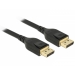 DELOCK DisplayPort Cable St St 8K 60Hz 1.00m Black