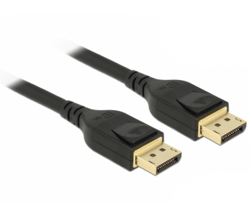 Câble Ecran DELOCK DisplayPort Cable St St 8K 60Hz 1.00m Black