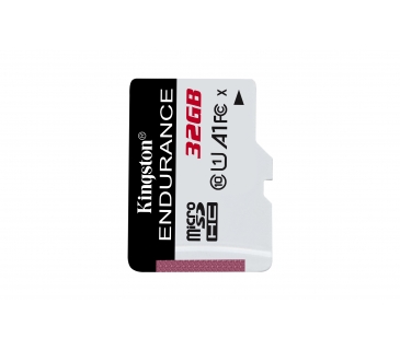 Carte Mémoire 32GBmicroSDHCEndurance 95R/30W C10 A1 UHS-I Card Only - Kingston
