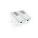 TP-Link 500Mbps Nano Powerline Ethernet Adapter Kit AC Pass-through HomePlug AV Twin Pack Support Multiple IPTV Streams Twin Pack N BE - TP-Link