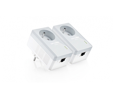 Adapter CPL TP-Link 500Mbps Nano Powerline Ethernet Adapter Kit AC Pass-through HomePlug AV Twin Pack Support Multiple IPTV Streams Twin Pack N BE - TP-Link