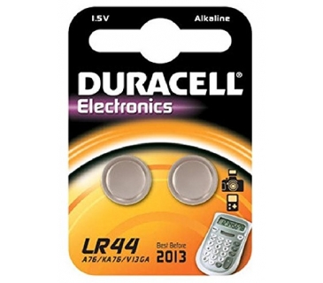 Piles Duracell Batterie Duracell Knopfzelle LR44 1.5V 2St.