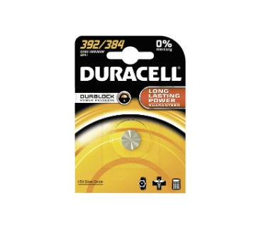 Piles Duracell Batterie Duracell Uhrenzelle 392/384 B1 1St.