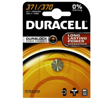 Piles Duracell Batterie Duracell Uhrenzelle 371/370 B1 1St.