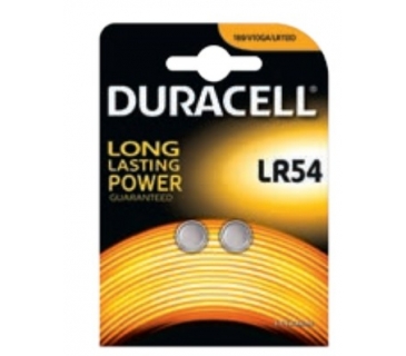 Piles Duracell Batterie Knopfzelle LR54 1.5V 2St.
