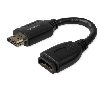 Adaptateur Ecran Startech HDMI 2.0 cable door protector 15cm - 4K - Startech