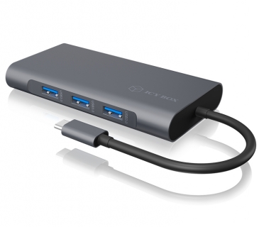 HUB Adapter USB / A / C Multi Dockingstation USB-C - USB3.0/HDMI/VGA/LAN/SD/mSD/Audio - Icy Box