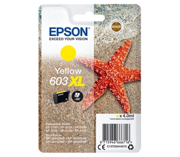 Cartouche d encre Epson Singlepack Yellow 603XL Ink - Epson