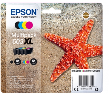 Cartouche d encre Epson Multipack 4-colours 603XL Ink - Epson