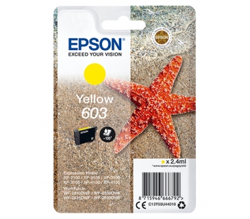 Cartouche d encre Epson Singlepack Yellow 603 Ink - Epson