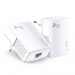 TP-Link AV1000 Powerline Starter Kit Broadcom 1 Gigabit Port 1000Mbps Powerline HomePlug AV New PLC Utility Twin Pack - TP-Link
