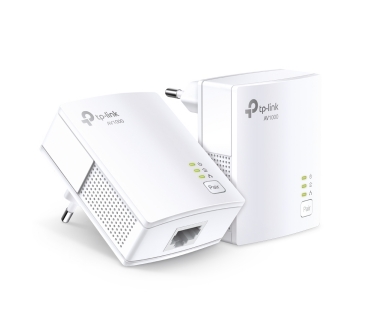 Adapter CPL TP-Link AV1000 Powerline Starter Kit Broadcom 1 Gigabit Port 1000Mbps Powerline HomePlug AV New PLC Utility Twin Pack - TP-Link