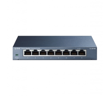 Hub Switch TP-Link TL-SG108 V4 8 port Metal Gigabit Switch - TP-Link