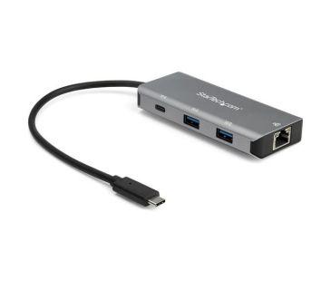 HUB Adapter USB / A / C Multi 3-Port USB-C Hub with LAN Port - 10Gbps - 2x USB-A & 1x USB-C (HB31C2A1CGB) - Startech