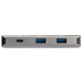 3-Port USB-C Hub with LAN Port - 10Gbps - 2x USB-A & 1x USB-C (HB31C2A1CGB) - Startech