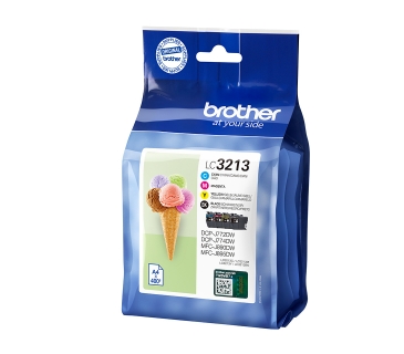Cartouche d encre Brother LC3213VAL - Glace Pic - CARTRIDGE B + CMY 4 Ink Box - Brother