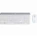 Clavier Logitech Slim Wireless Keyboard and Mouse Combo MK470 - OFFWHITE - US INTL - INTNL - Logitech