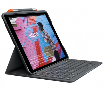 Clavier Logitech Slim Folio iPad 7th generation GRAPHITE DEU CENTRAL - Logitech
