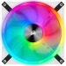 Corsair Cooler CORSAIR 140*140*25 QL140 RGB LED Fan WHITE, Single - Corsair