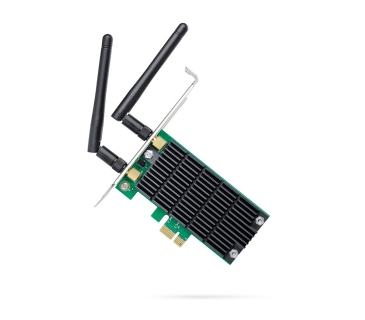 Carte Réseau Wifi TP-Link AC1200 Wi-Fi PCI Express Adapter 867Mbps at 5GHz + 300Mbps at 2.4GHz Beamforming - TP-Link