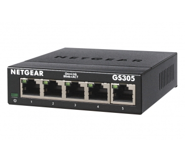 Hub Switch Netgear 5PT GE UNMANAGED SW METAL LP - Netgear