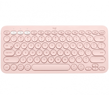 Clavier Logitech K380 Multi-Device Bluetooth Keyboard - ROSE - US INTL - INTNL - Logitech