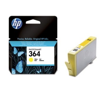 Cartouche d encre HP 364 inktcartridge Yellow standard capacity 3ml 300 Pages met Vivera inkt - HP