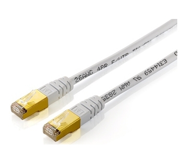 Câble Réseau Cat5 Patchkabel equip F/UTP Cat5e 10,00m weiÃƒÂƒÃ…Â¸ - Equip