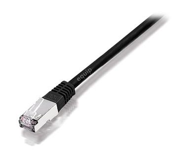 Câble Réseau Cat5 Patchkabel equip RJ45 SF/UTP Cat5e 1,00m crossover Black - Equip