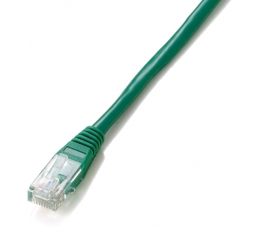 Câble Réseau Cat5 EQUIP Patchcable Cat5e U/UTP 2xRJ45 7.50m grun - Equip