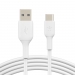 USB-A to USB-C Cable 0.15M White - Belkin