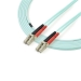 3m Aqua OM4 Duplex Multimode Fiber Optic Cable - 100 Gb - 50/125 - LSZH - LC/LC - Startech