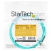 3m Aqua OM4 Duplex Multimode Fiber Optic Cable - 100 Gb - 50/125 - LSZH - LC/LC - Startech