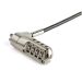Lock - Laptop Cable - Nano-slot - 6.6ft - Startech