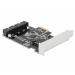 Controlleur Delock PCI Express Karte zu 2x intern USB 3.0 Pfostenstecker