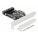 Controlleur Delock PCI Express Karte zu 2x intern USB 3.0 Pfostenstecker