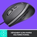 Logitech Advanced Corded Mouse M500s - Black - EMEA - Logitech