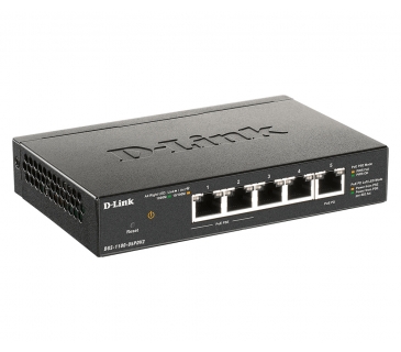 Hub Switch D-Link 5-Port Gigabit PoE Smart Managed Switch - D-Link