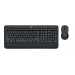 Clavier Logitech Wireless Keyboard+Mouse MK545 black retail - Logitech