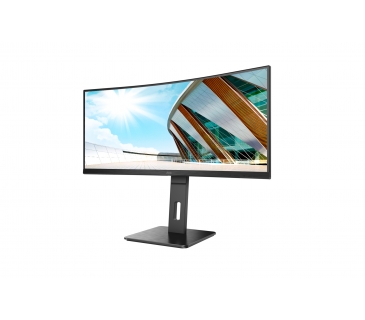 Moniteur Aoc 34.0 inch - AOC Pro-Line CU34P2A 21:9 1ms 3440x1440 2xHDMI DisplayPort VESA Speaker 2K UHD Black - Aoc