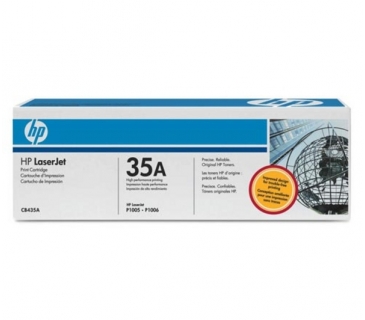 Toner HP CB435A 35A Black Toner Cartridge - HP