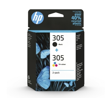 Cartouche d encre HP Ink/305 2pk Original Cart CMYK - HP