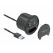 DELOCK USB-HUB 3Port 1x Typ-C / 2x Typ-A + HD-Audio Ports