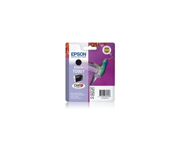 Cartouche d encre Epson T0801 inktcartridge Black standard capacity 7.4ml 330 pages Blister - Epson