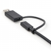 1m Hybrid USB-C Cable w/ USB-A Adapter - Startech